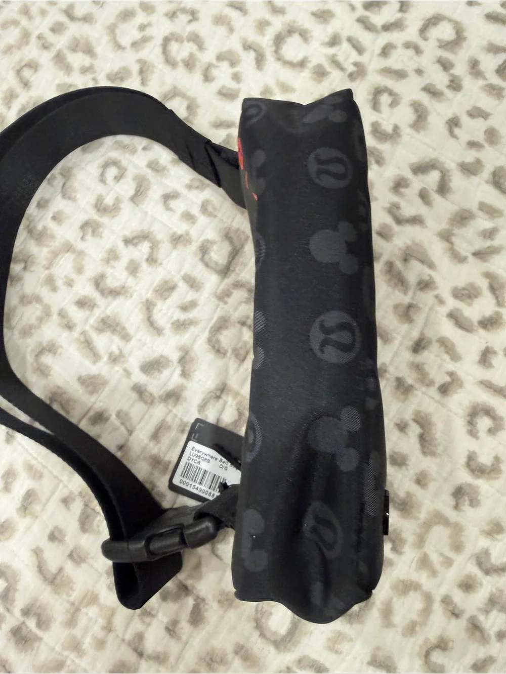 lululemon athletica Black Disney Pattern Belt Bag